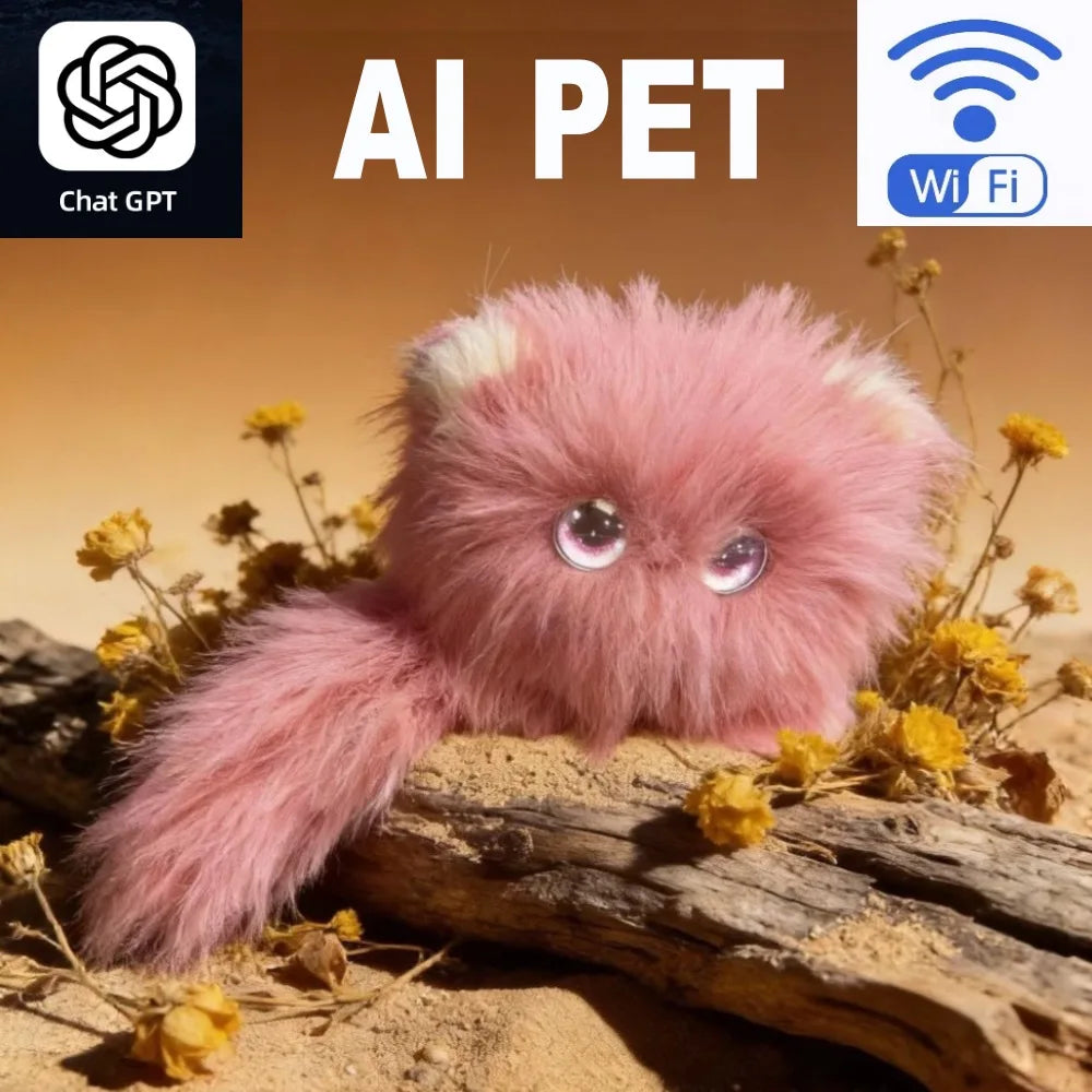 AI Chatbot ChatGPT Christmas Gift Companion Robot Chat Plush Pet Toy Interactive Rechargeable Educational Voice