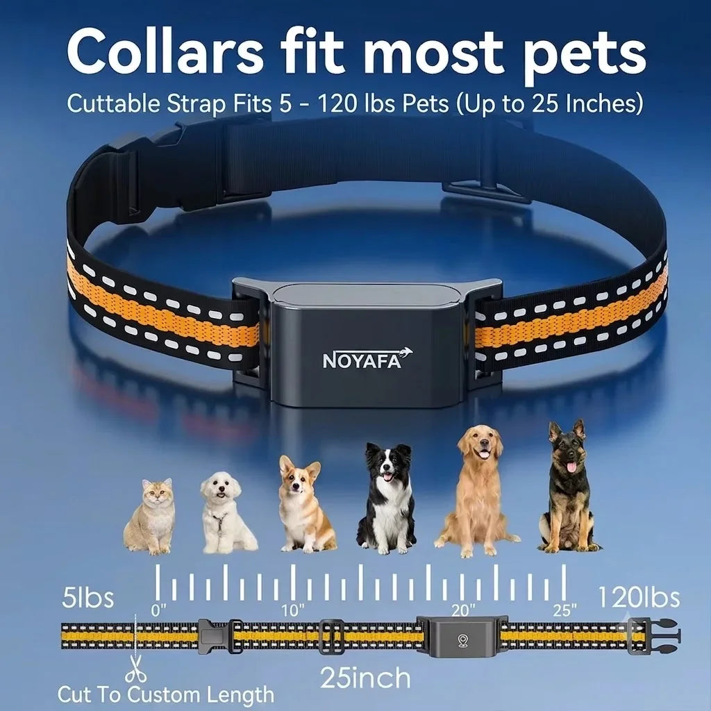 Cat GPS Tracker Collar No Subscription  Waterproof Real-Time Wi-Fi Location Smart Anti-Lost Mini Pet Tracker for Cats and