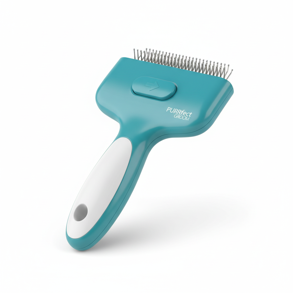 Self-Cleaning Pet Slicker Brush for dogs and cats