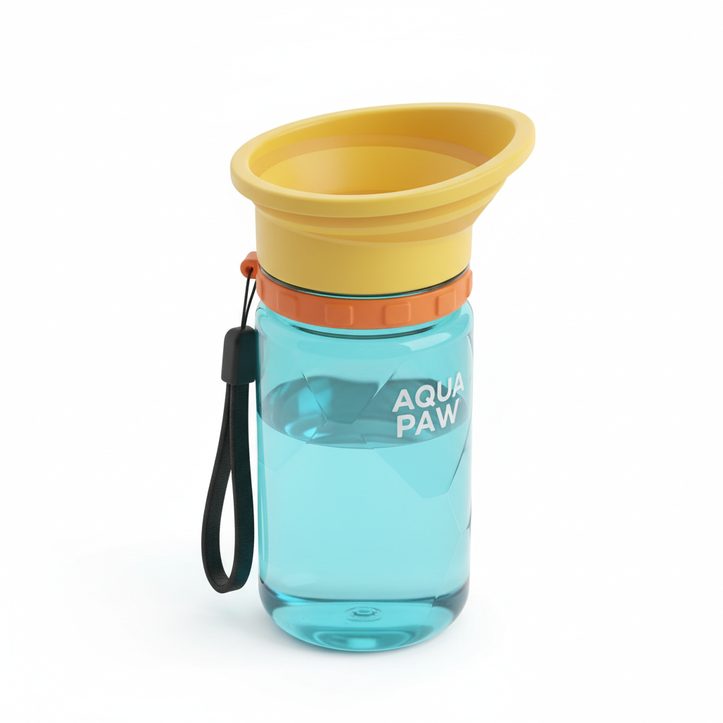 Portable Pet Water Bottle with Drinking Bowl